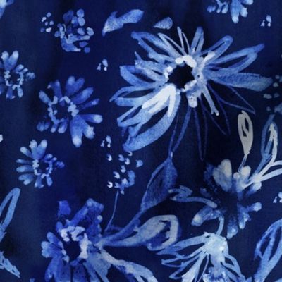 Lovely floral navyblue