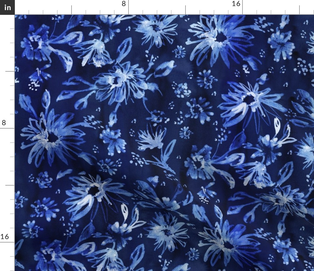 Lovely floral navyblue