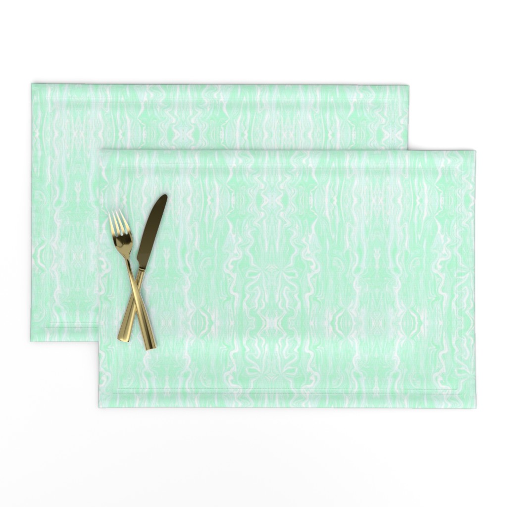 BFM18 - Pastel Bluegreen  Butterfly Marble Brocade