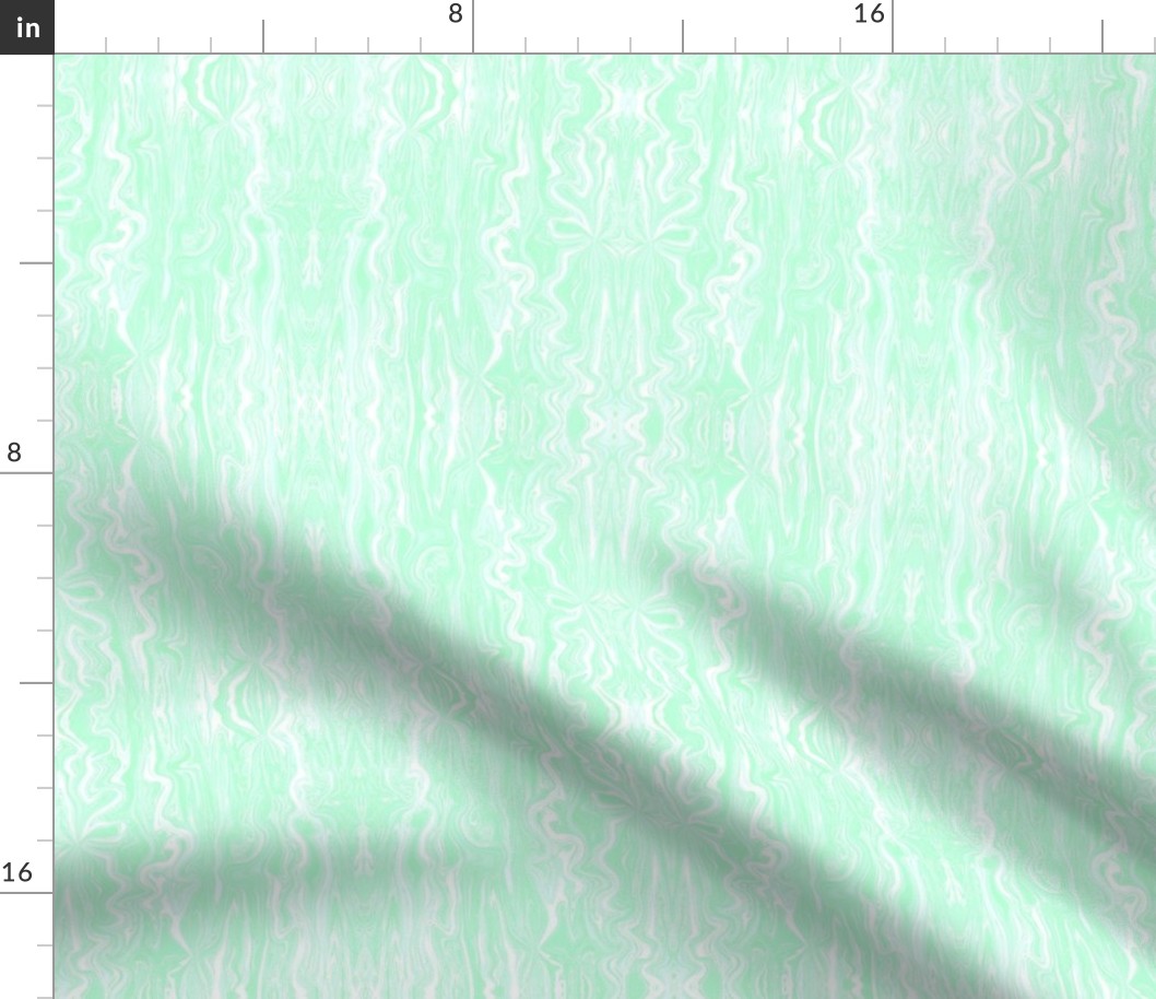 BFM18 - Pastel Bluegreen  Butterfly Marble Brocade