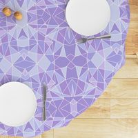 Purple Geometric Wall Large