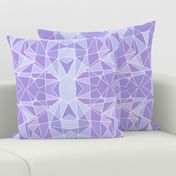 Purple Geometric Wall Large