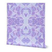 Purple Geometric Wall Large