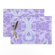 Purple Geometric Wall Large