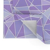 Purple Geometric Wall Large