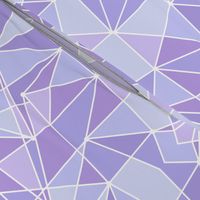 Purple Geometric Wall Large