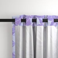 Purple Geometric Wall Large