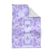 Purple Geometric Wall Large