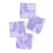 Purple Geometric Wall Large