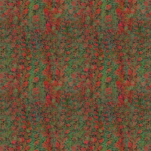 Red Poppy Fields Abstract