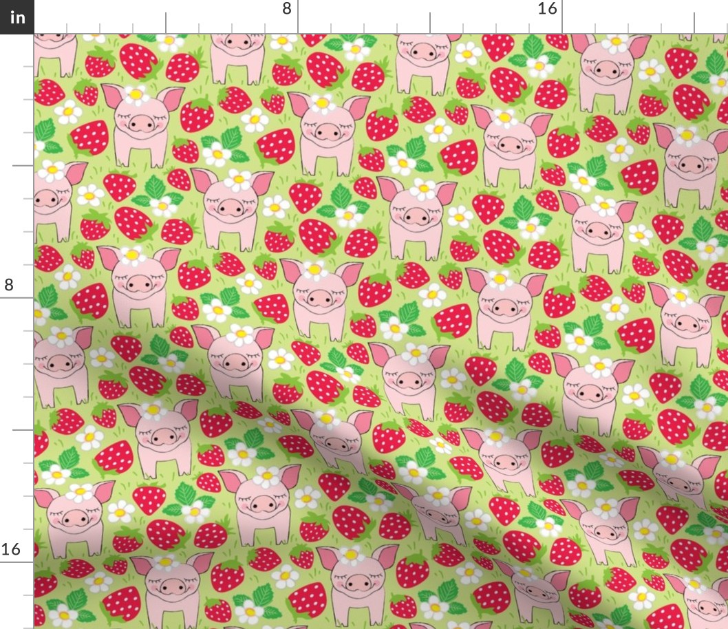 pigs-in-a-red-strawberry-patch