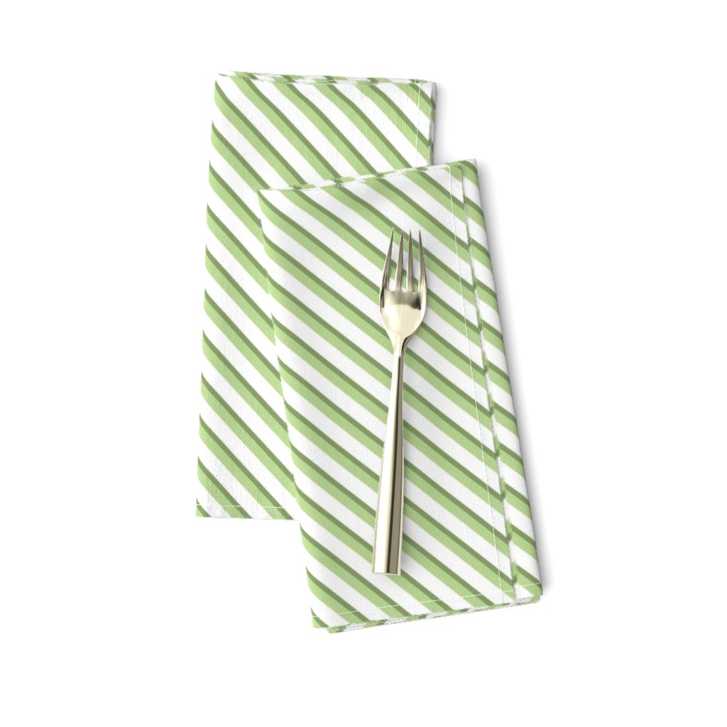 diagonal stripes light green  - small