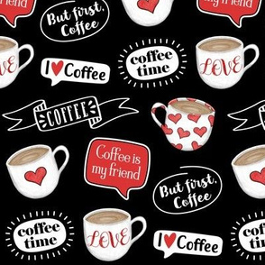 Coffee Cup Cute Coffee Dates Pretty Pink Coffee Cup Cute Coffee Lover Gift  Steaming Cup of Coffee Cappuccino Espresso Latte Macchiato Mocha Cute Coffee  Lover Gift - Coffee - Sticker