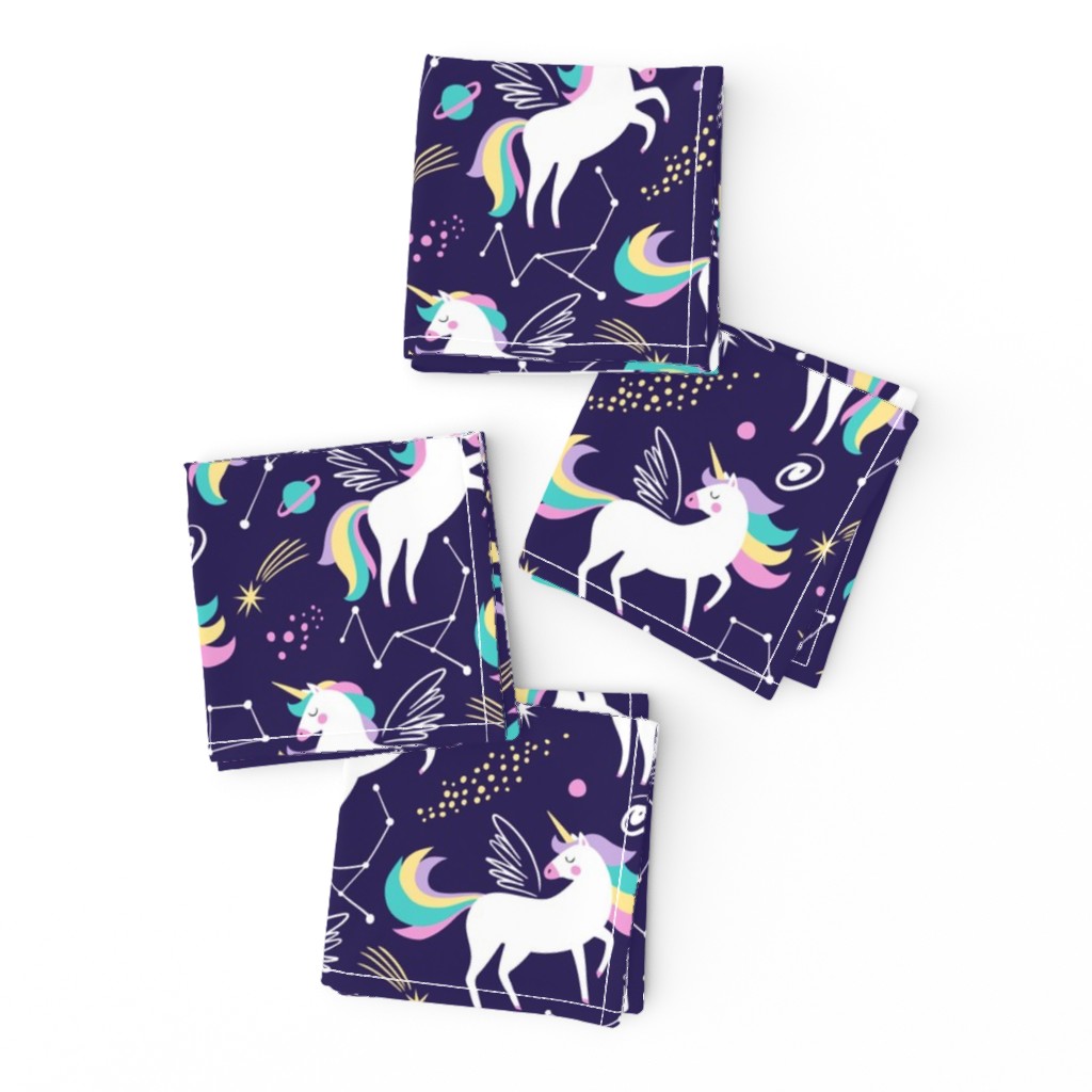 Space unicorns - navy