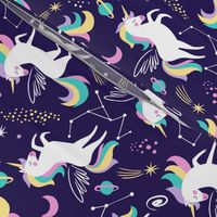 Space unicorns - navy
