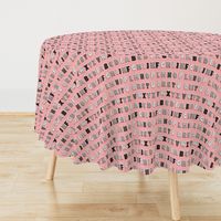 Alphabet pattern  pink