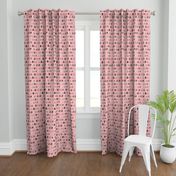 Alphabet pattern  pink