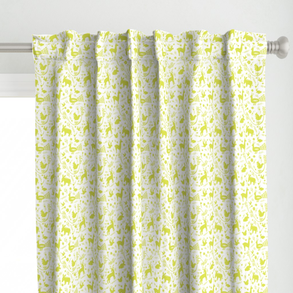 Woodland Otomi - Lime Green (small)