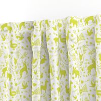 Woodland Otomi - Lime Green (small)