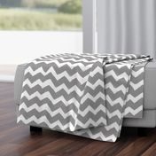 Gray & White Zig Zag Stripes