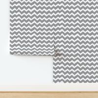 Gray & White Zig Zag Stripes