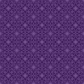 Geometric Lace - ultra violet - small scale