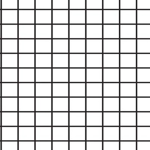 Grid Black On White