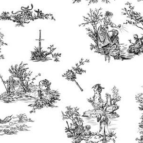 Dungeons & Dragons Toile Pattern