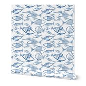 fishes white navy50 