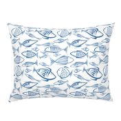 fishes white navy50 