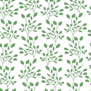 Green leaves pattern