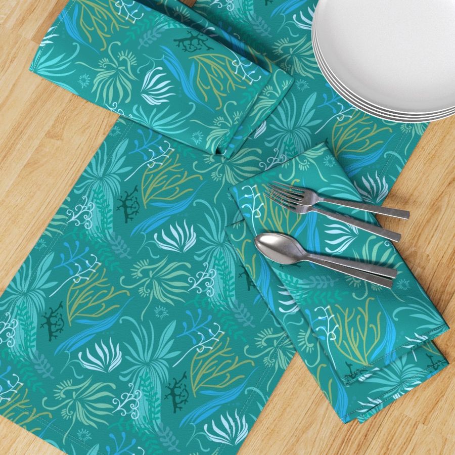 Aqua pattern collabrative | seaweed 1