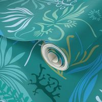 Aqua pattern collabrative | seaweed 1