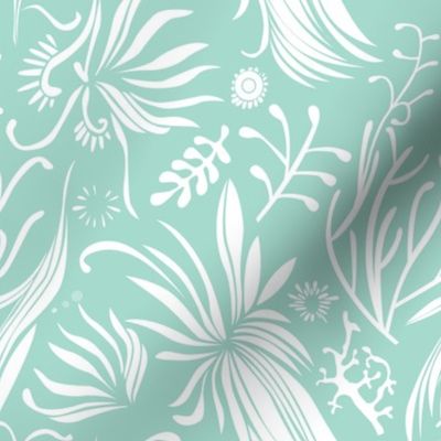 Aqua pattern collabrative | seaweed 2