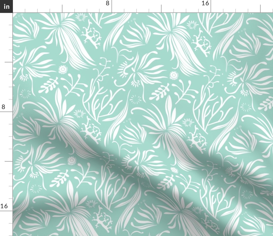 Aqua pattern collabrative | seaweed 2