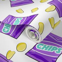 bag of chips - purple