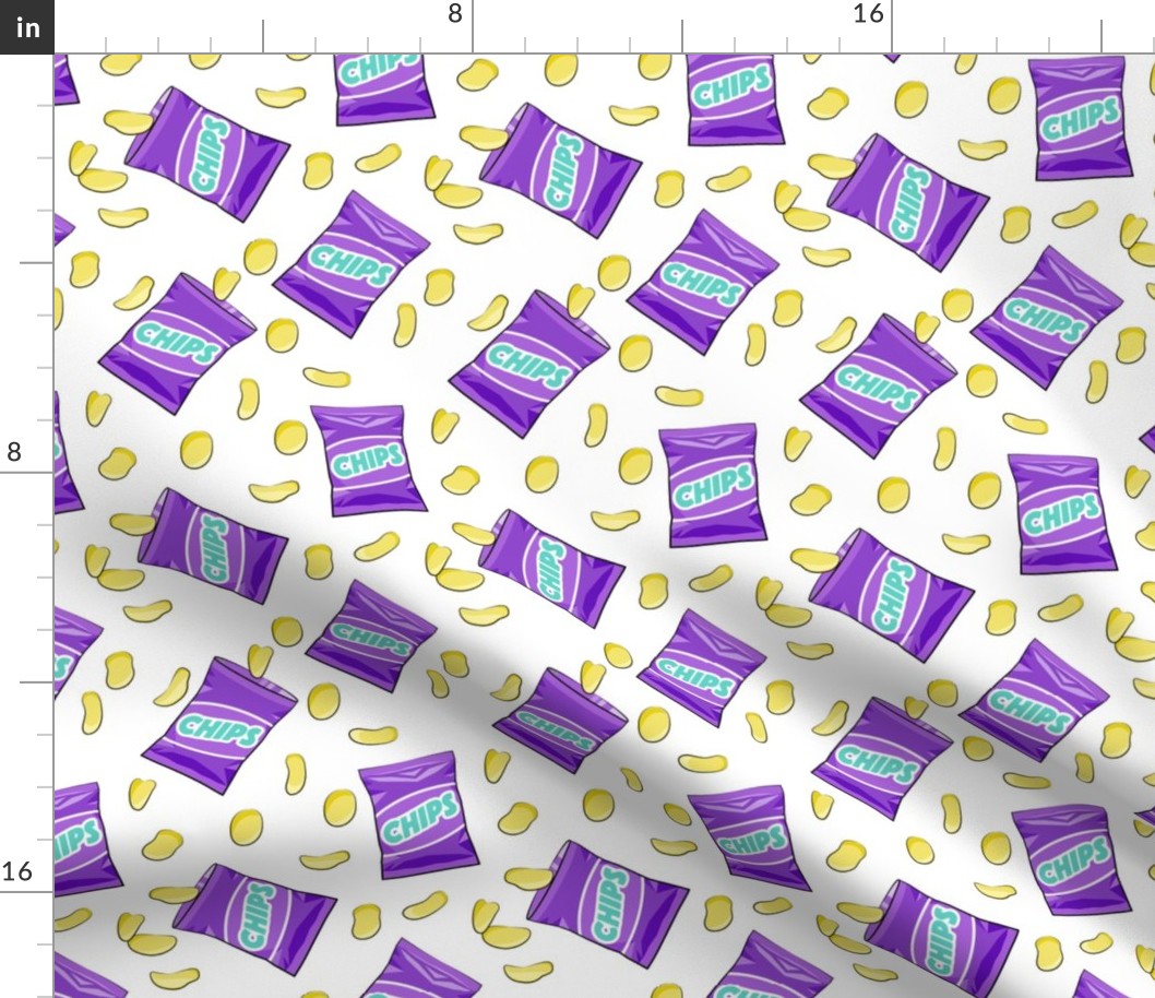 bag of chips - purple