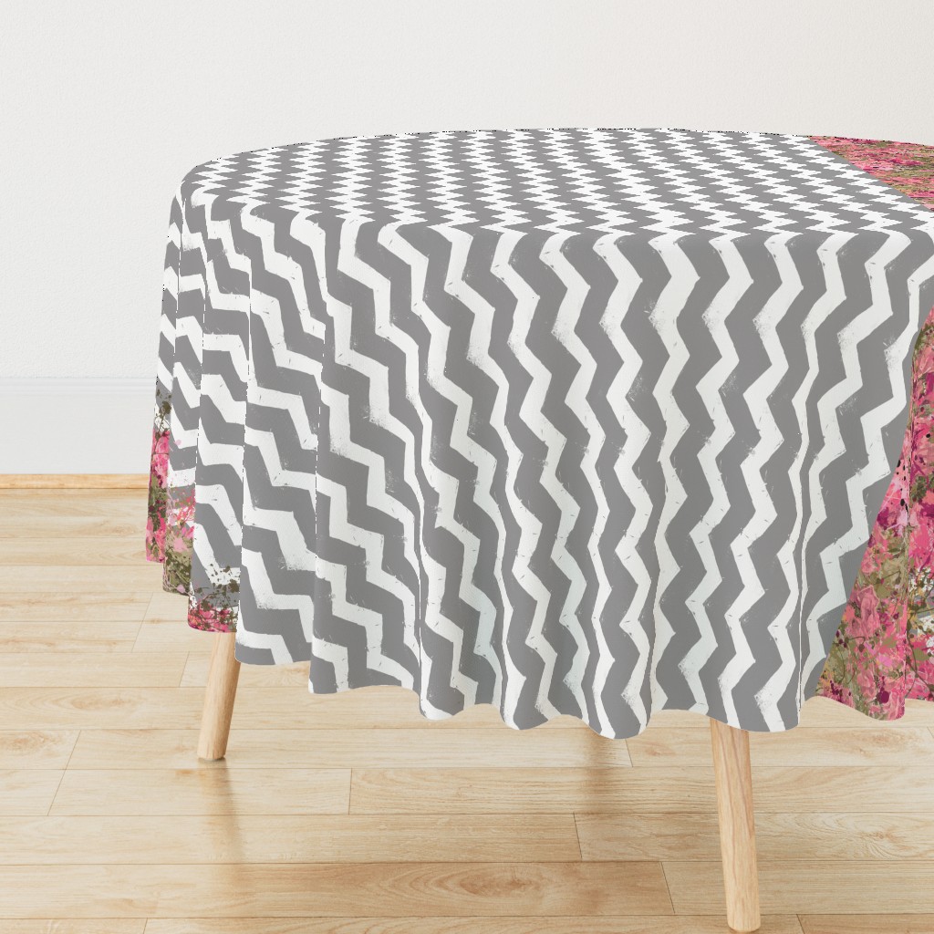 Shabby Chevron Stripes