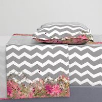 Shabby Chevron Stripes