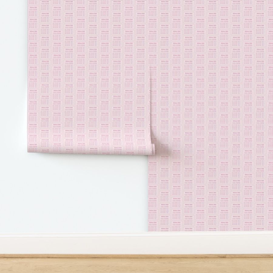 Kitchener stitch grafting cheat sheet-pink on pink