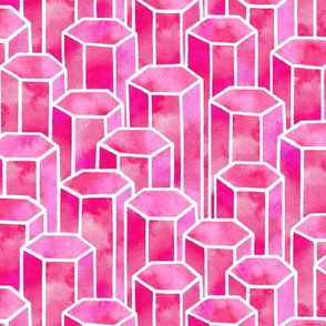 Pink Hexagonal