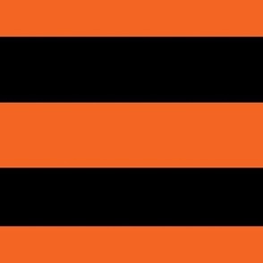 Halloween Stripes - Orange and Black - Large