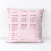 Kitchener stitch grafting cheat sheet-pink on pink