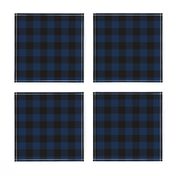 Love you to the mountains and Back //Navy Buffalo Plaid - 2 Yard Layout