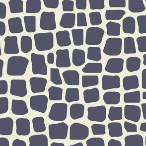 africa africa giraffe print - dusty blue