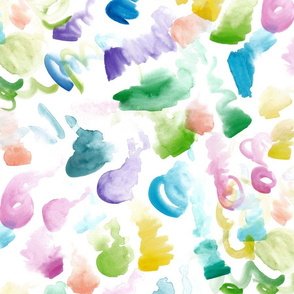 Watercolour Squiggles