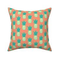 Pineapples (Persimmon orange)