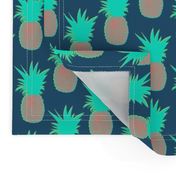 Pineapples (Prussian Blue)