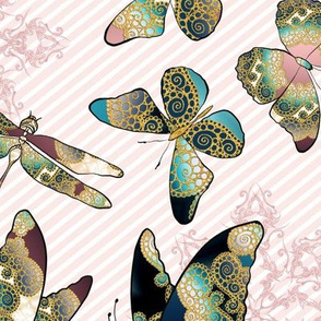 Fairytale Butterflies and Dragonfly 9