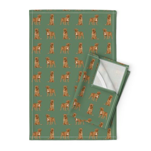 french mastiff simple dog breed fabric green